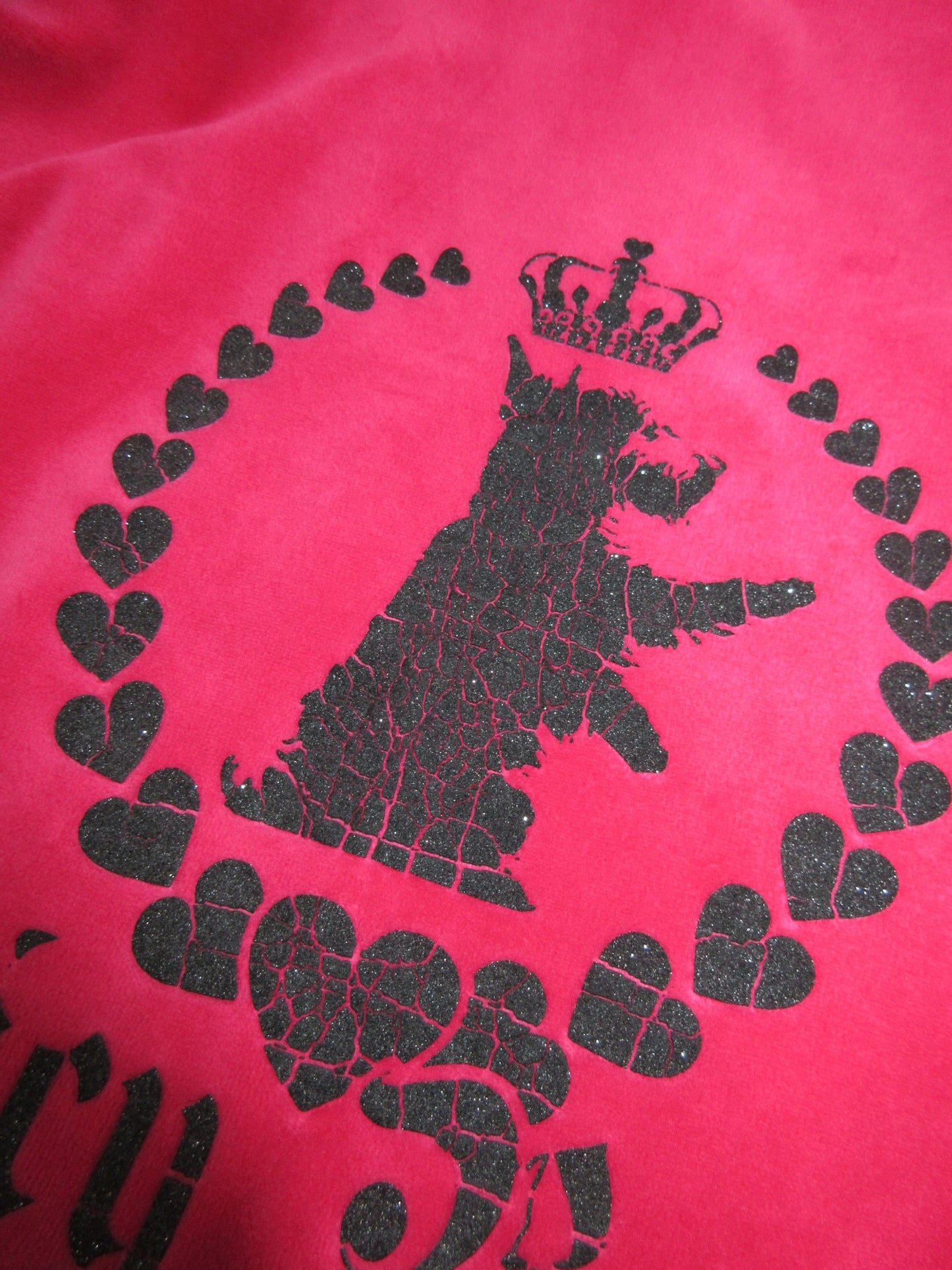 Juicy Couture Vintage Design Zip Top