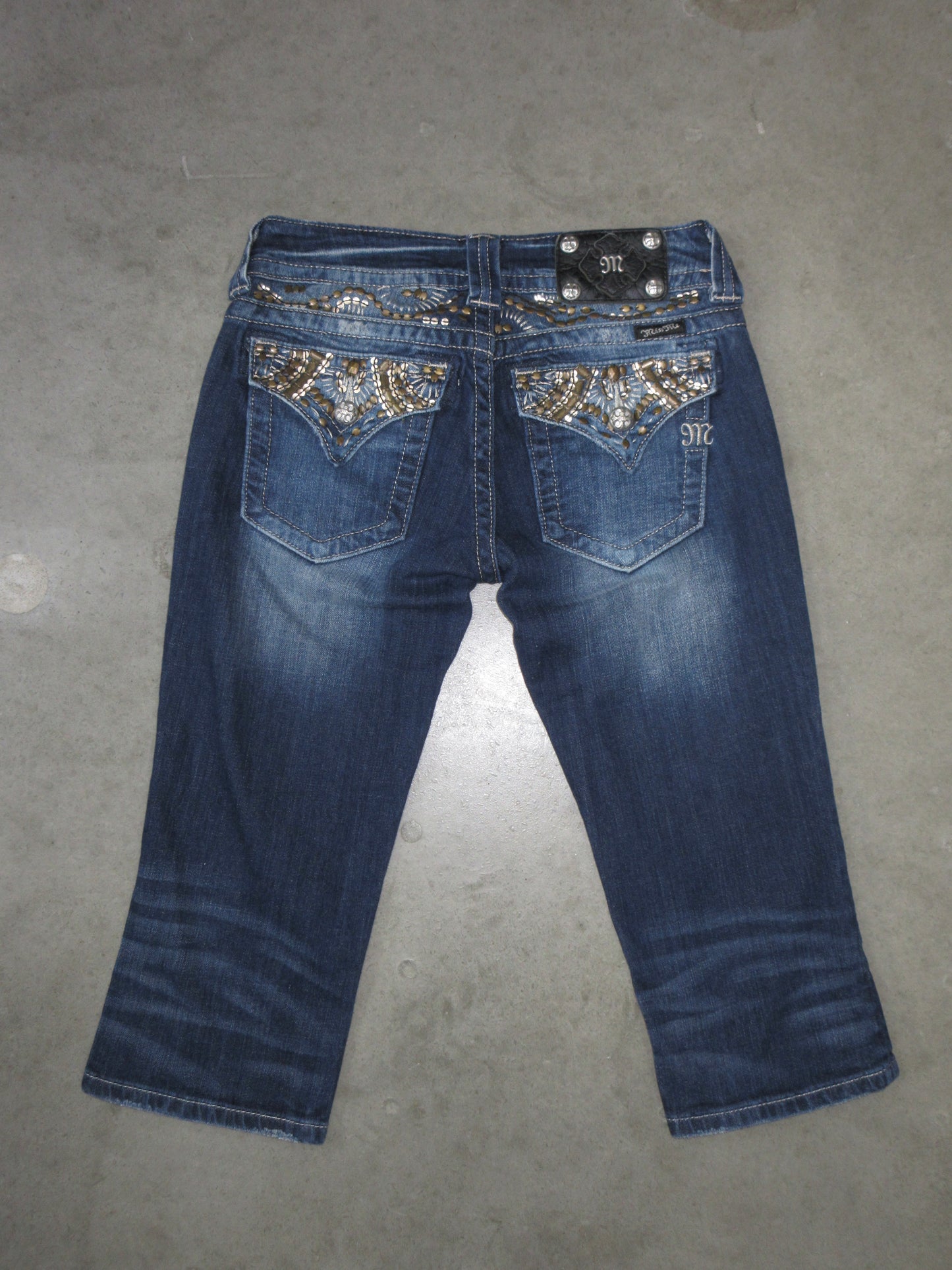 MissMe Vintage Design Capri Pants