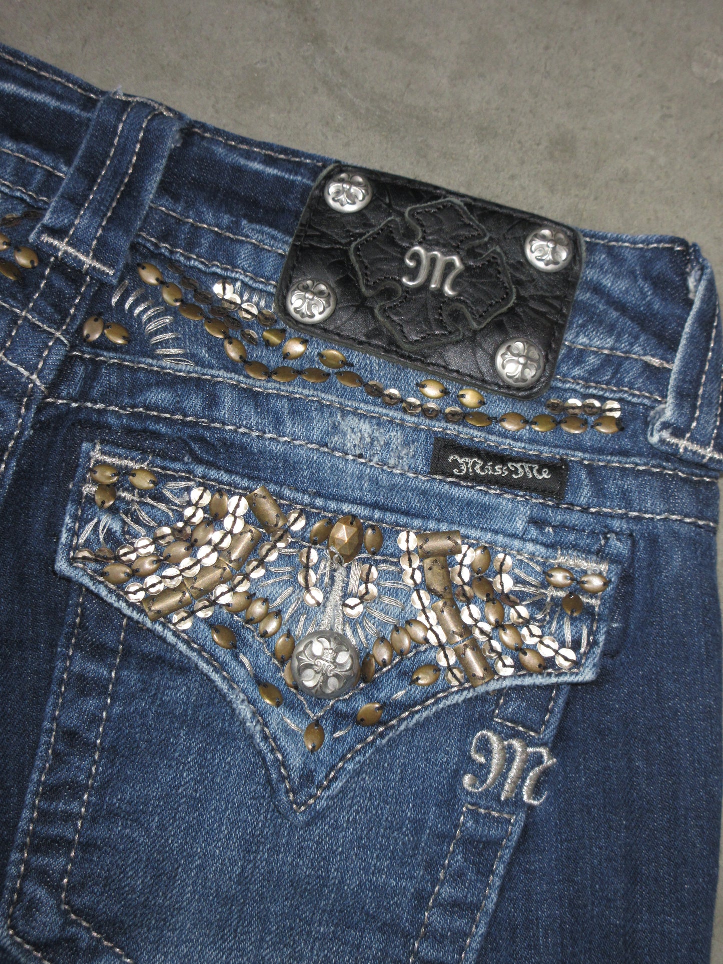 MissMe Vintage Design Capri Pants