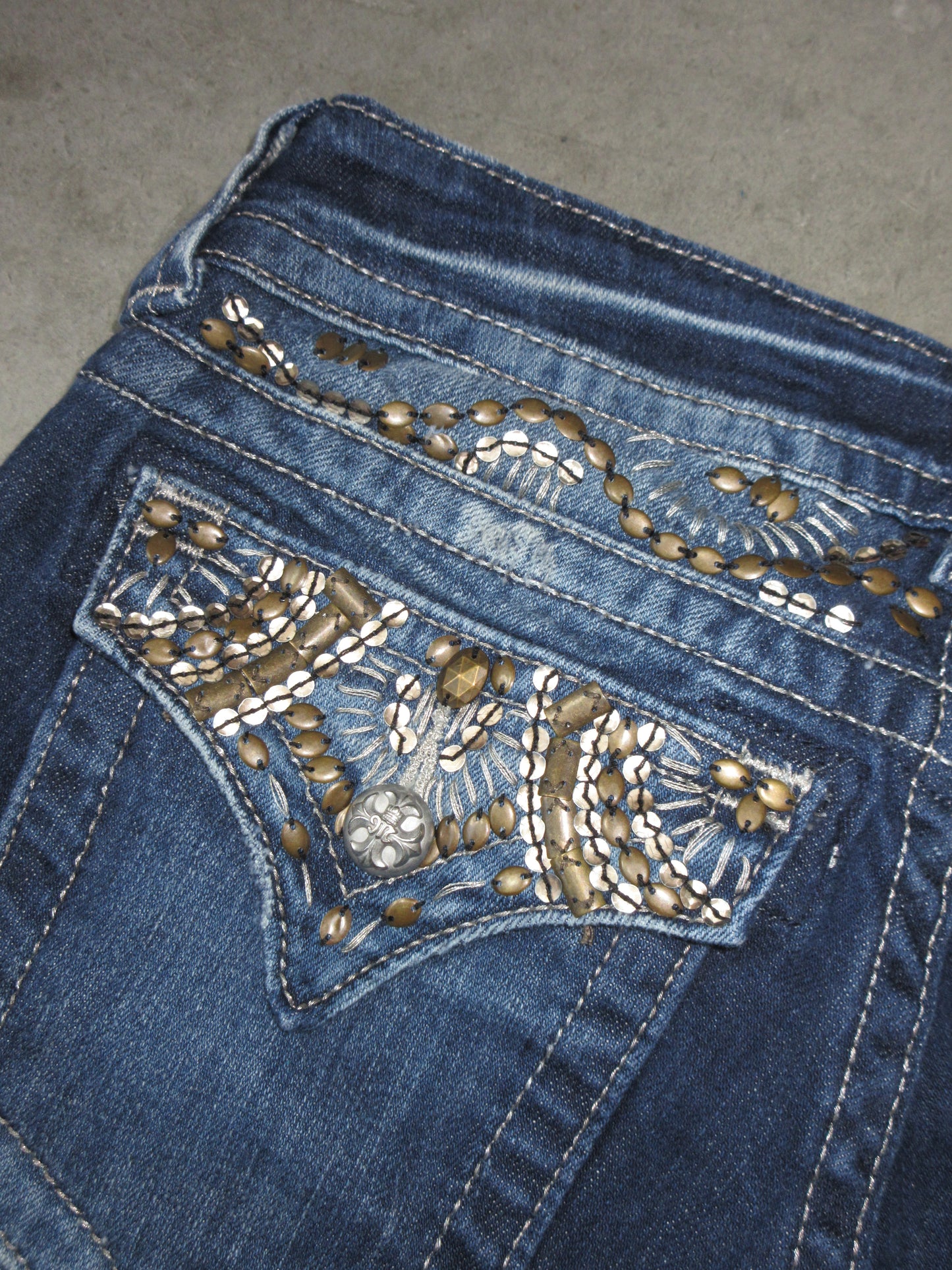 MissMe Vintage Design Capri Pants