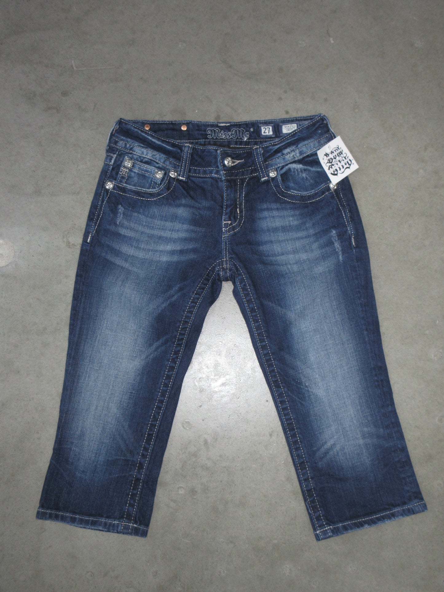 MissMe Vintage Design Capri Pants