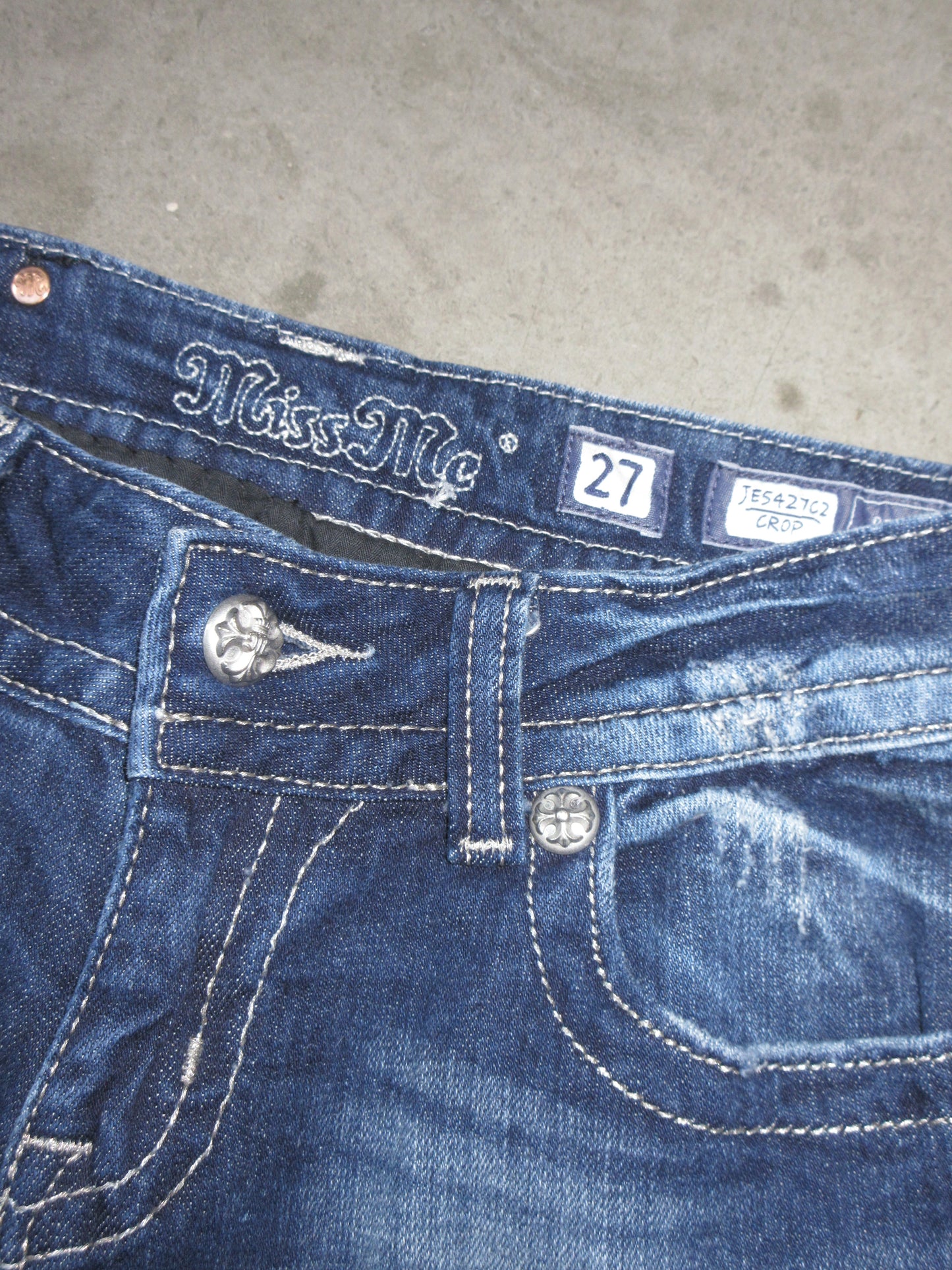 MissMe Vintage Design Capri Pants