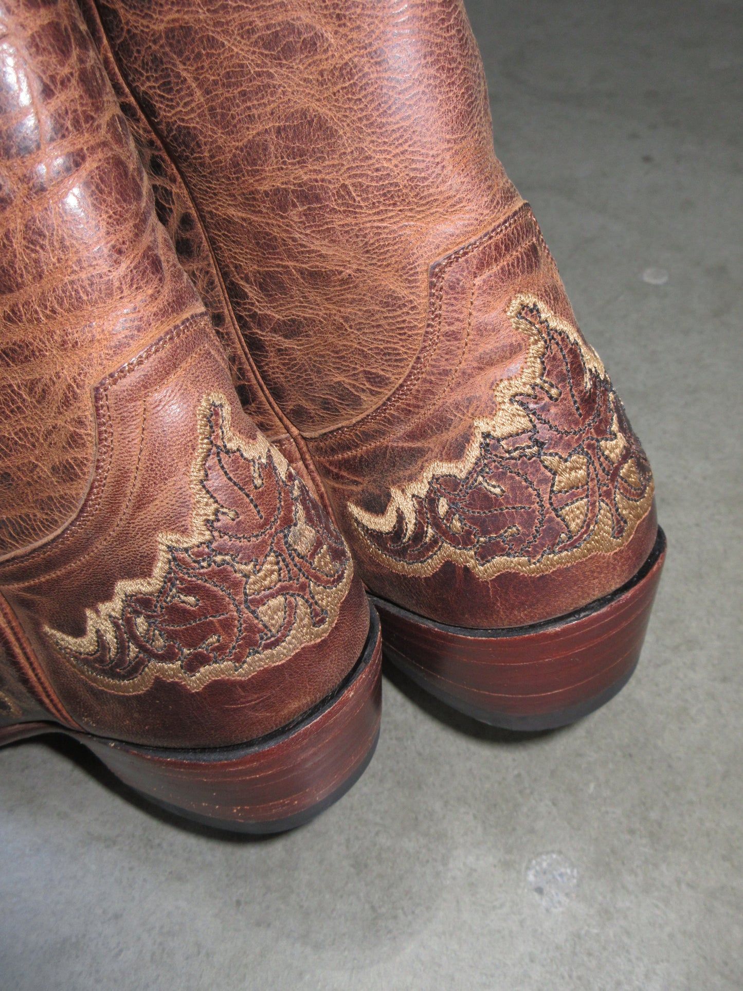 Vintage Design Western Boots