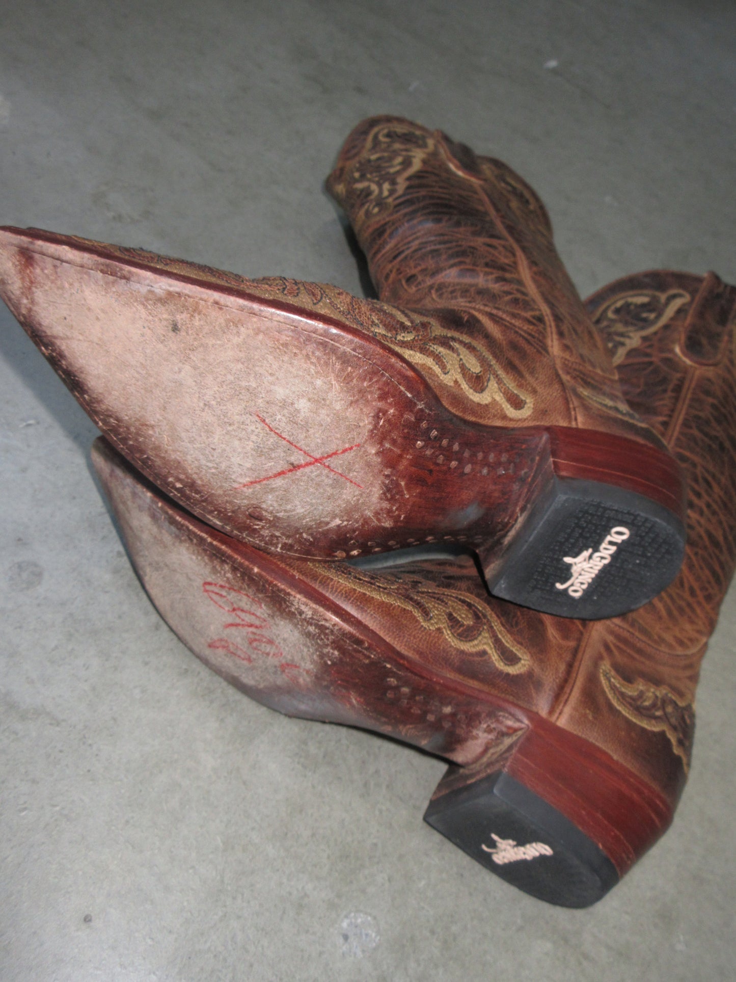 Vintage Design Western Boots
