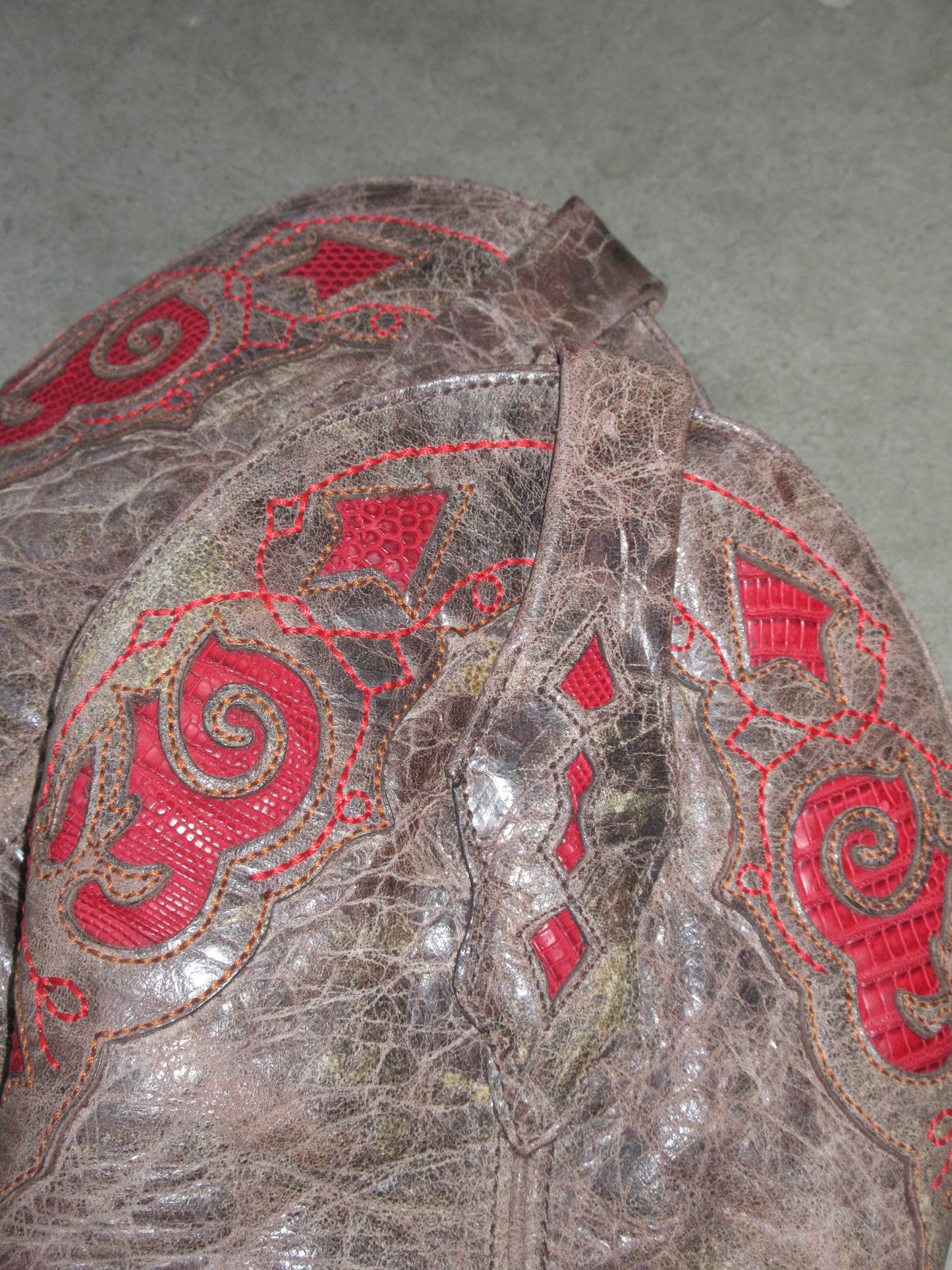 Vintage Design Western Boots