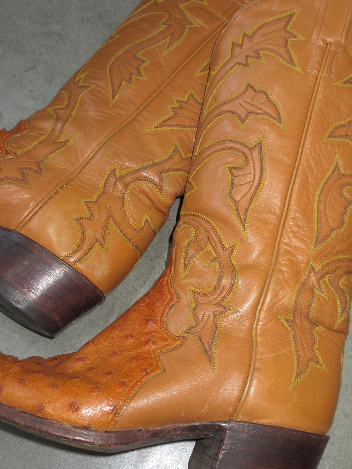 Vintage Design Western Boots