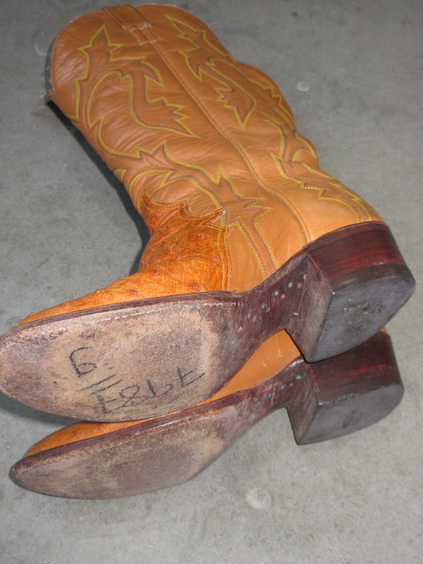 Vintage Design Western Boots