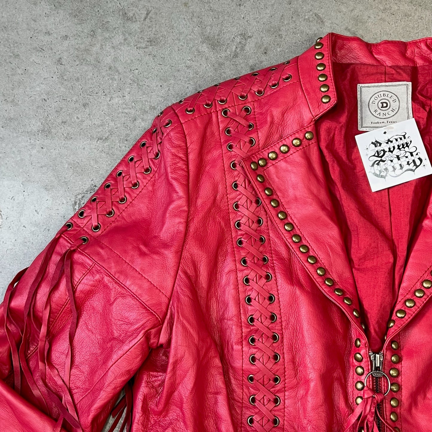 Vintage Design Leather Jacket