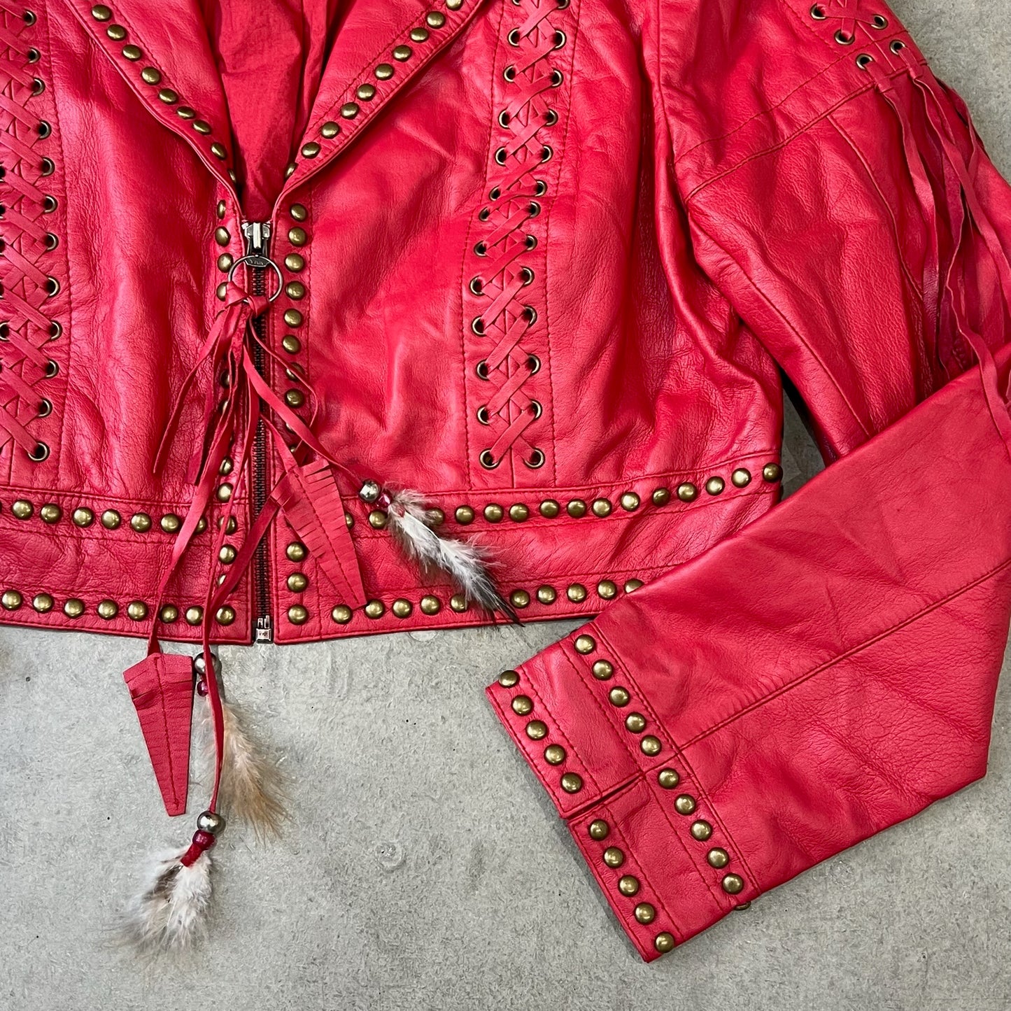 Vintage Design Leather Jacket