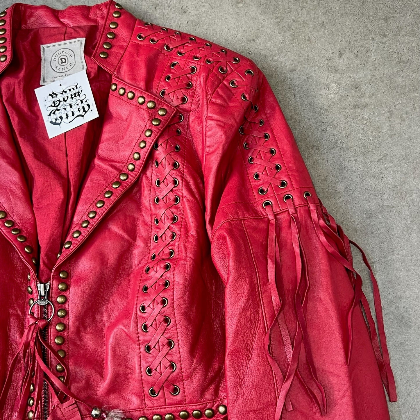 Vintage Design Leather Jacket