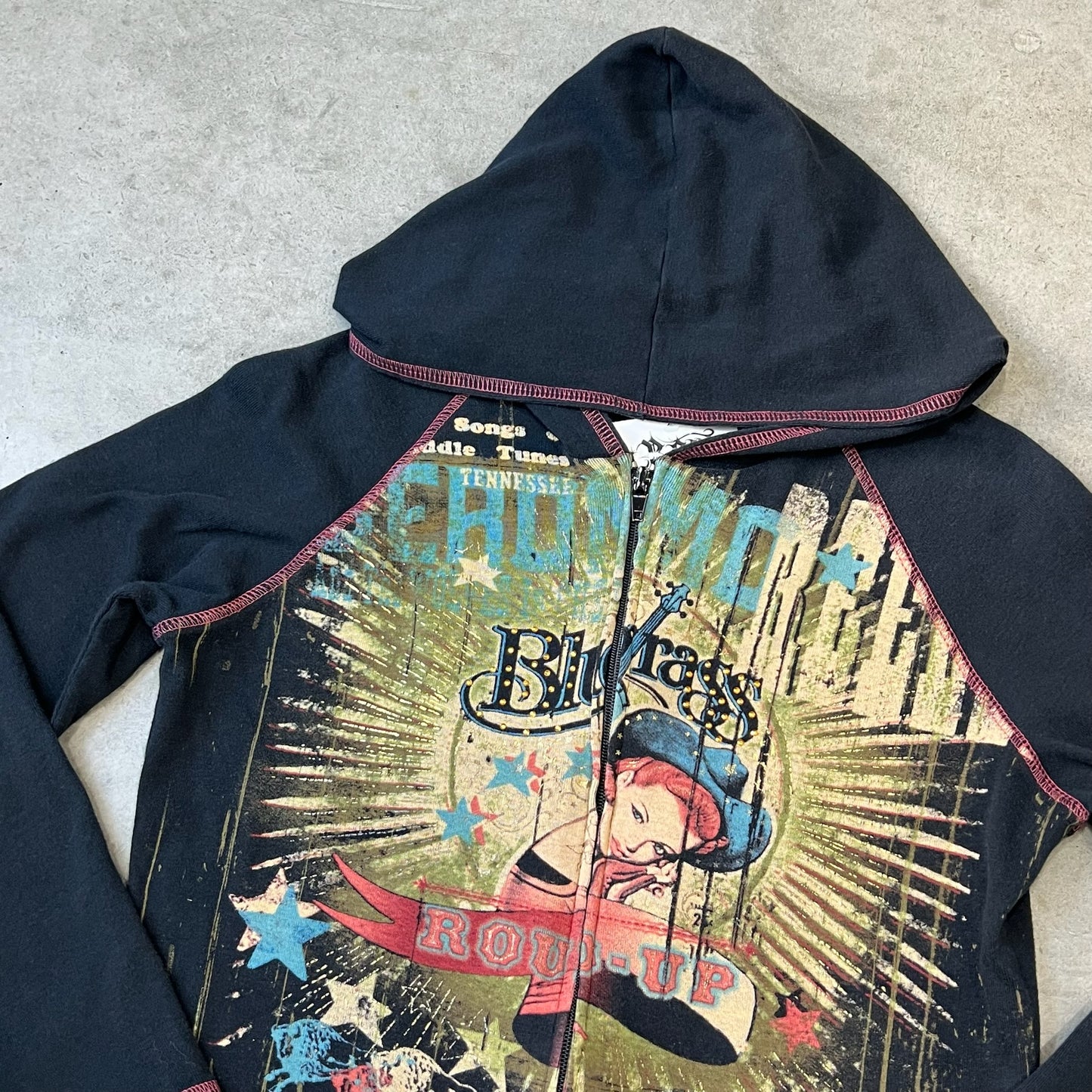 Vintage Design Zip Top