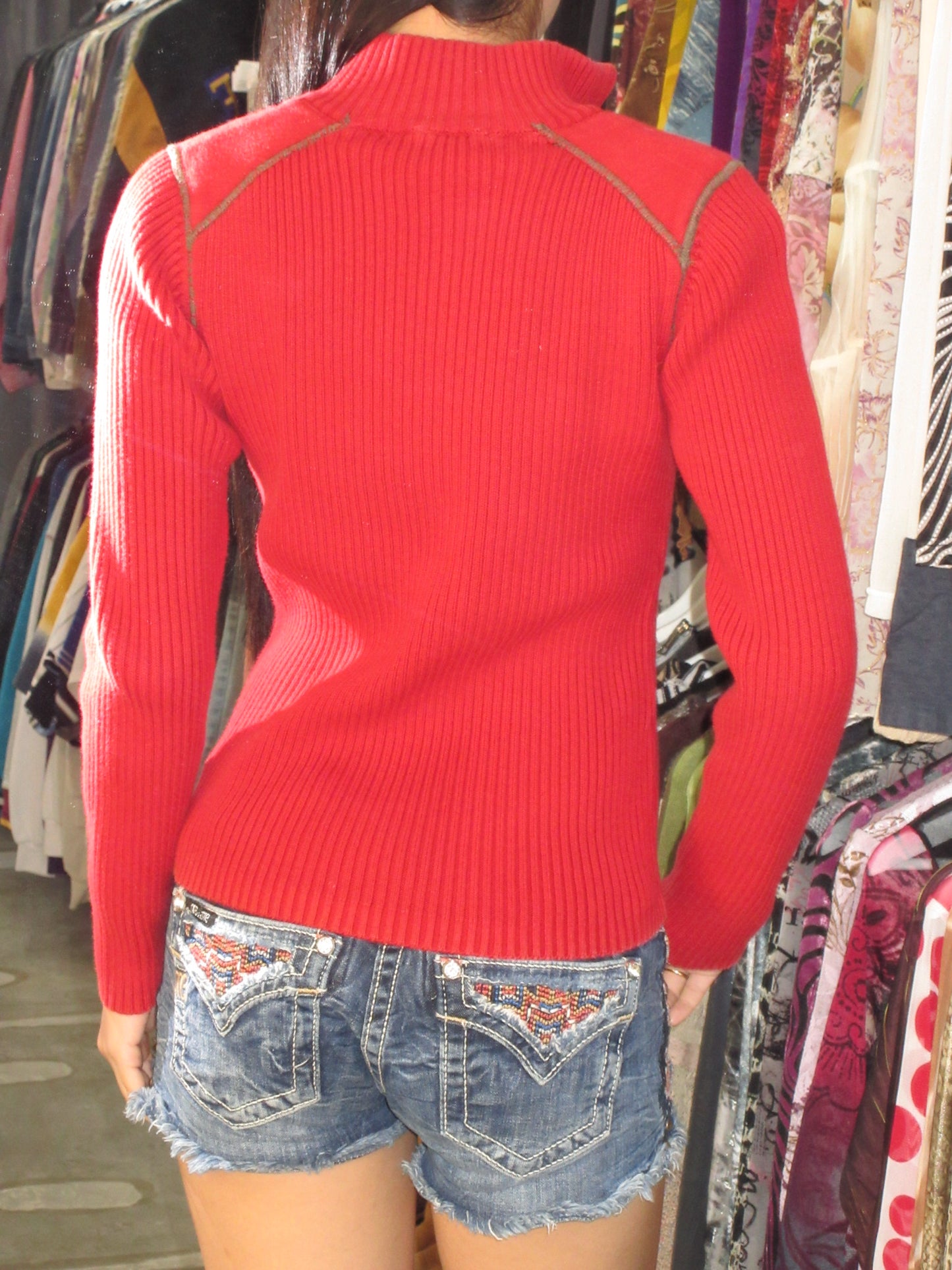 Vintage Design Zip Top
