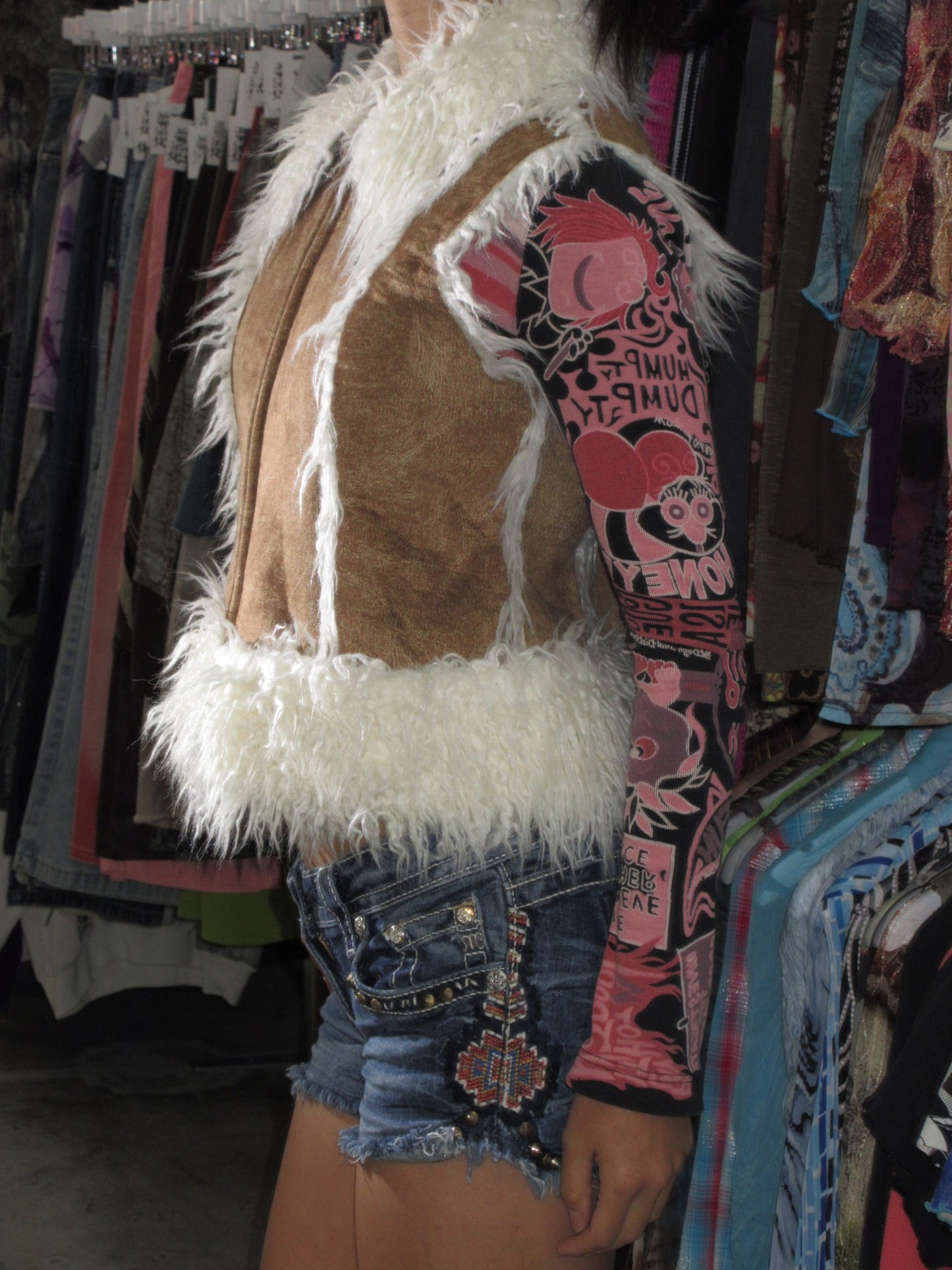 Bebe Vintage Design Vest