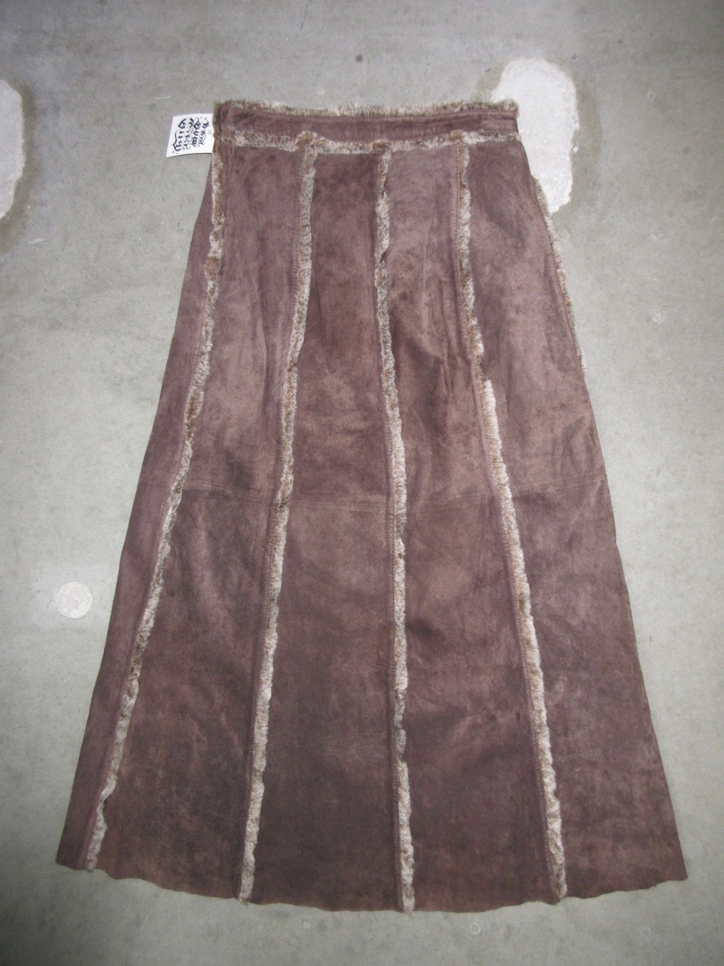 Vintage Design Leather Skirt