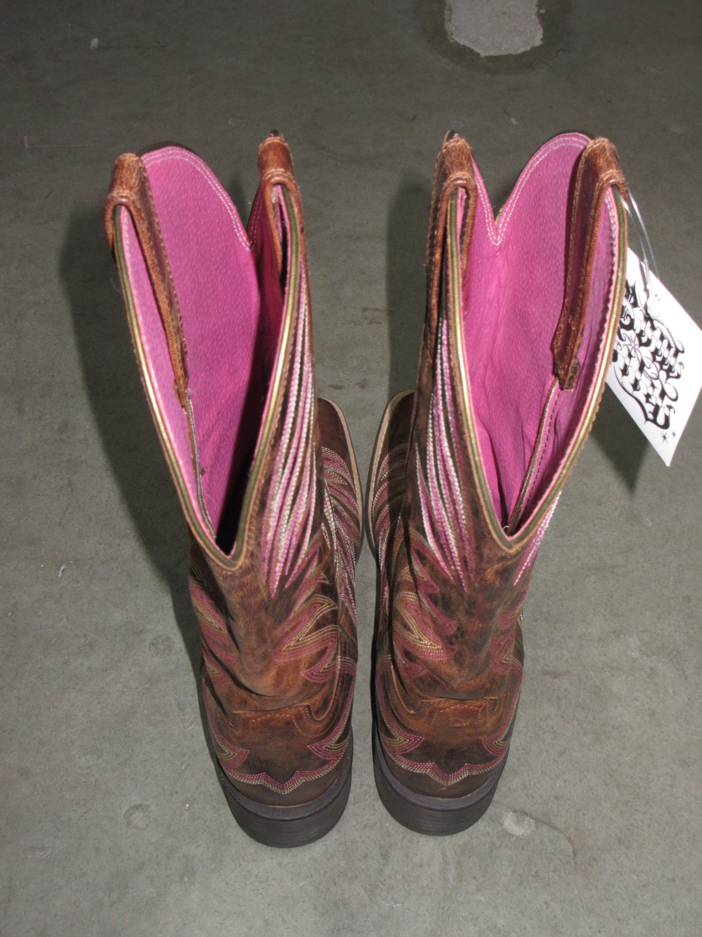 Vintage Design Western Boots