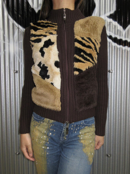 Vintage Design Zip Top