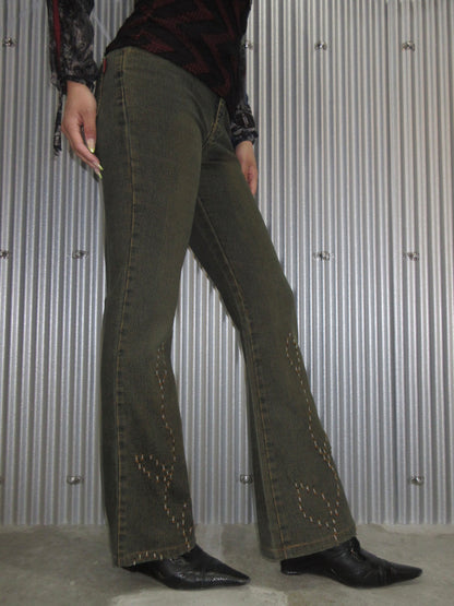 Vintage Design Flare Pants