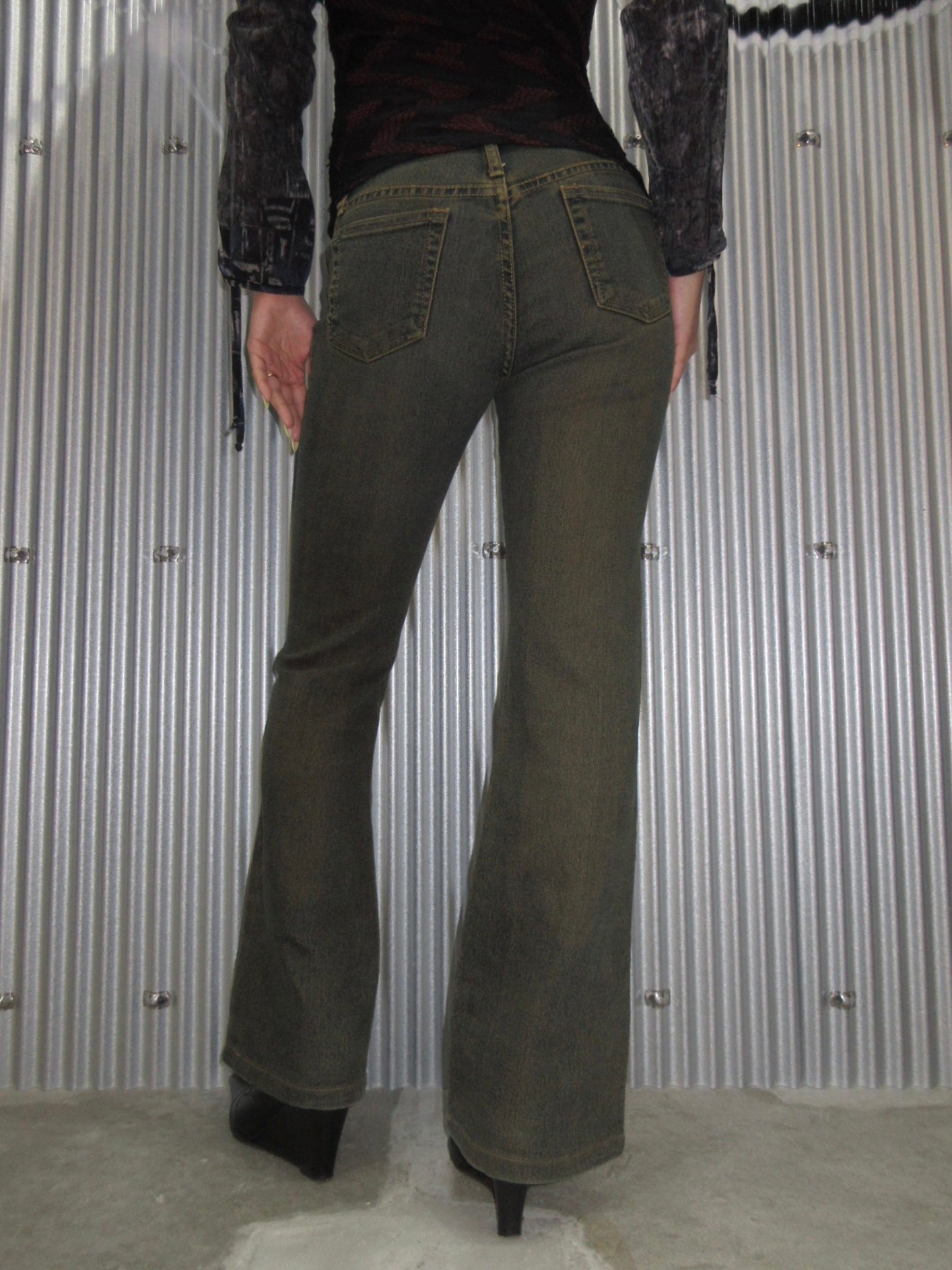 Vintage Design Flare Pants