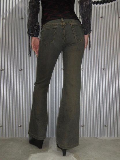 Vintage Design Flare Pants