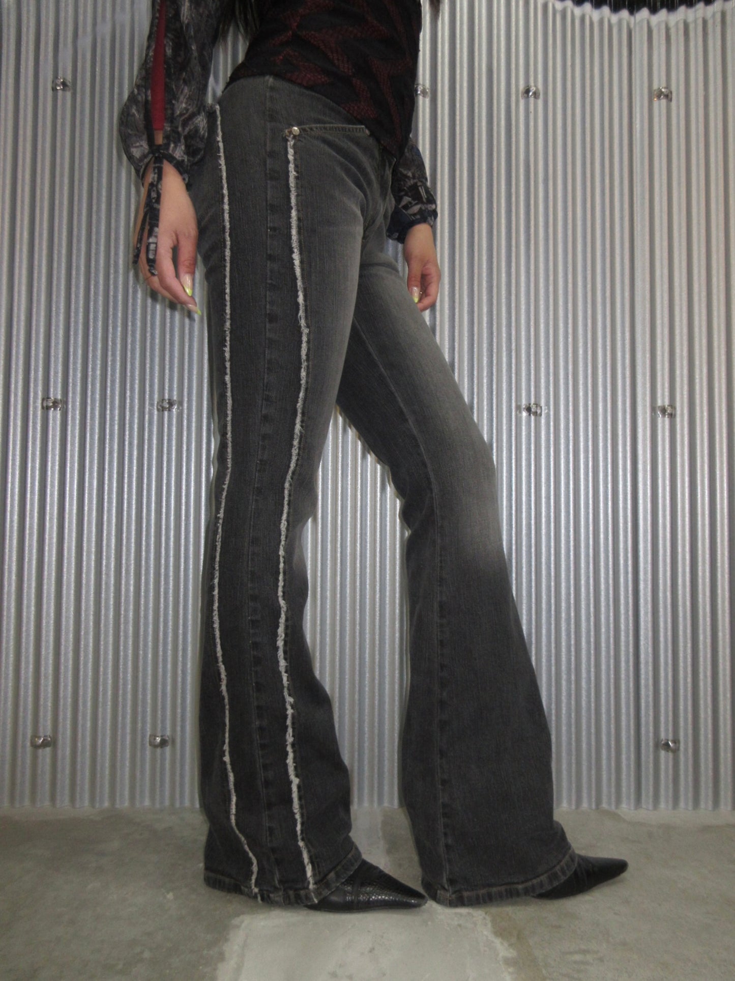 Vintage Design Flare Pants