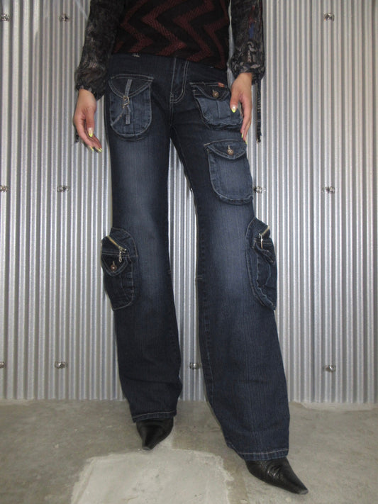 Vintage Design Flare Pants