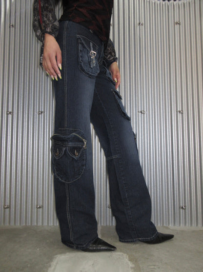 Vintage Design Flare Pants