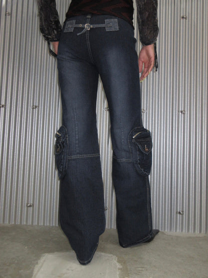 Vintage Design Flare Pants