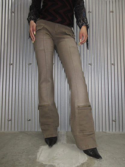 Vintage Design Flare Pants