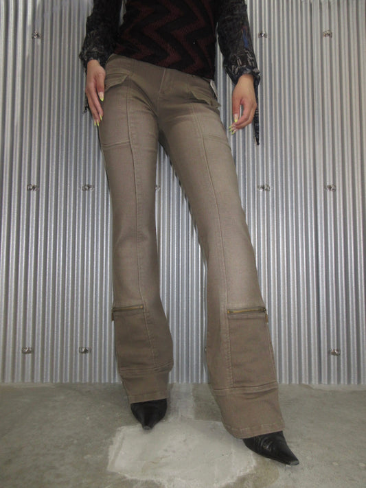 Vintage Design Flare Pants