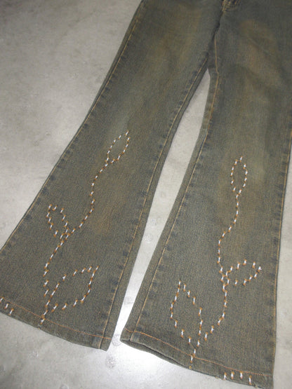 Vintage Design Flare Pants