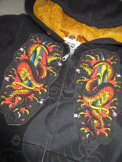 Ed Hardy Vintage Design Zip Top