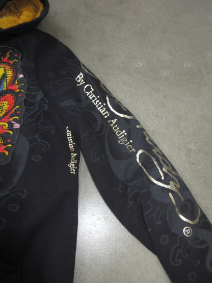 Ed Hardy Vintage Design Zip Top