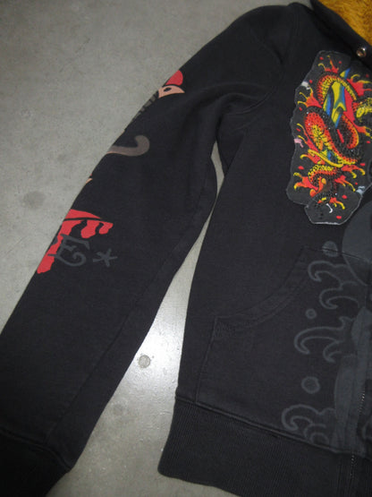 Ed Hardy Vintage Design Zip Top