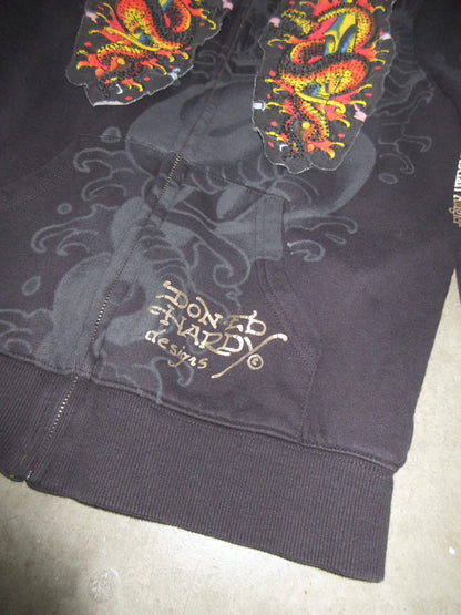 Ed Hardy Vintage Design Zip Top
