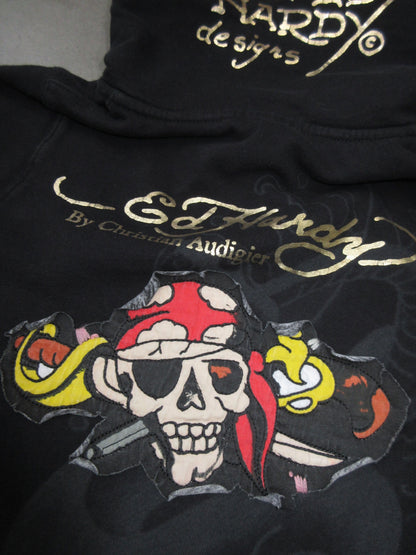 Ed Hardy Vintage Design Zip Top