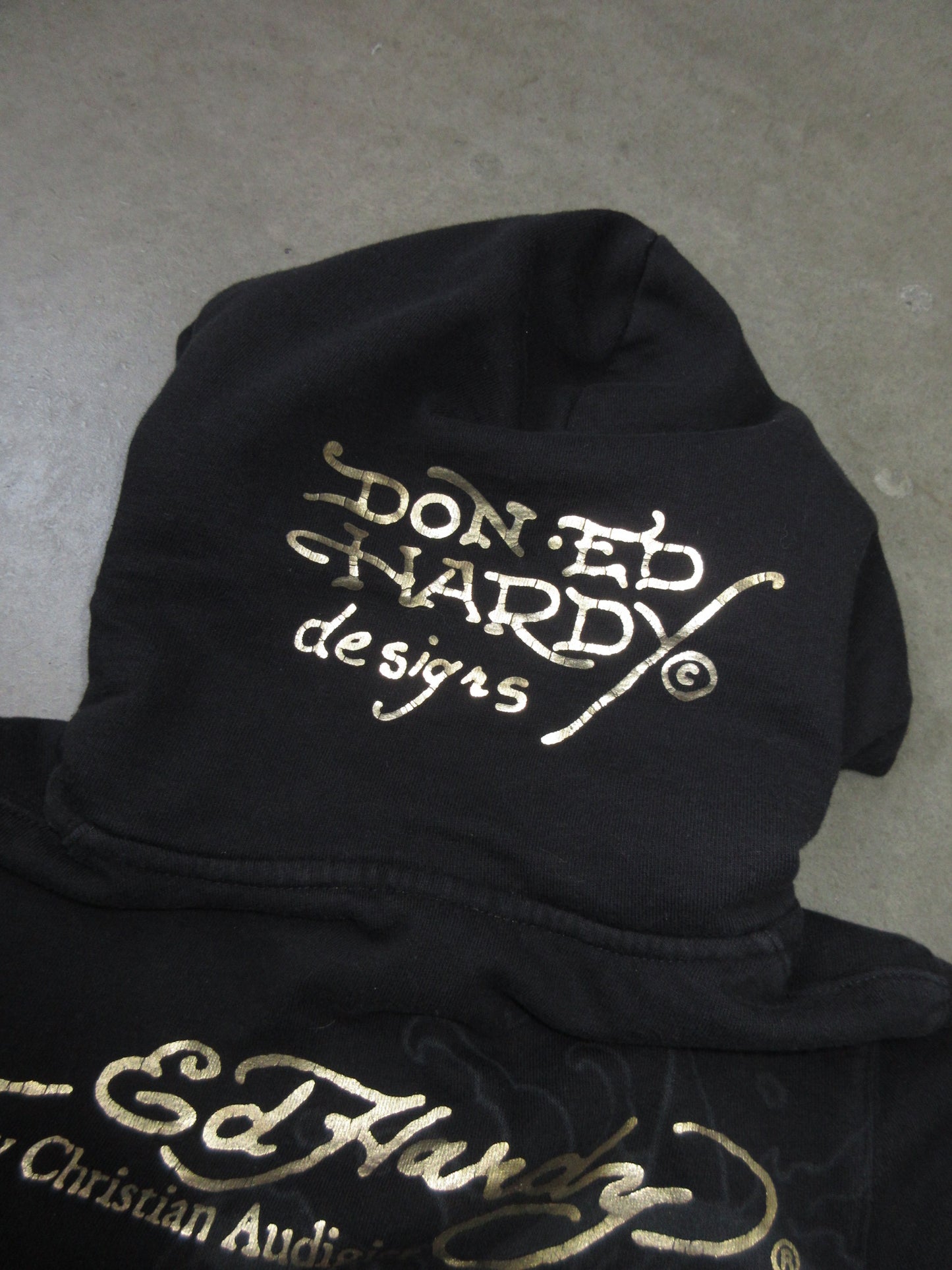 Ed Hardy Vintage Design Zip Top