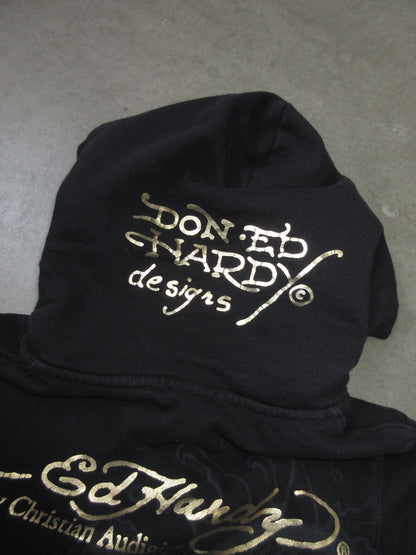 Ed Hardy Vintage Design Zip Top