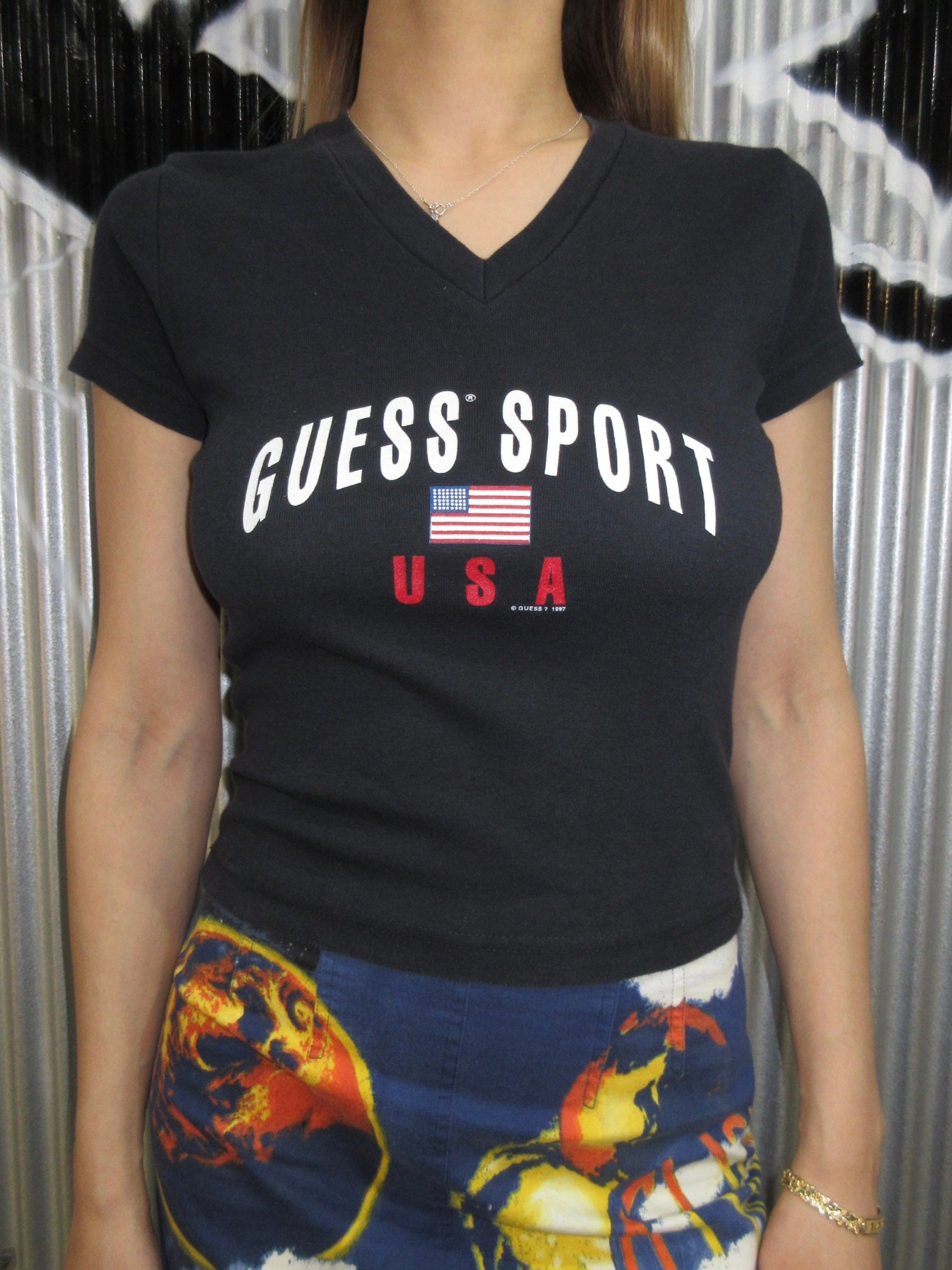 Guess Sport Vintage Design Top