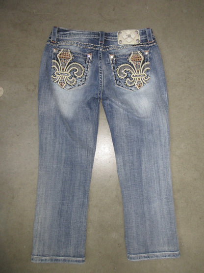 MissMe Vintage Design Capri Pants
