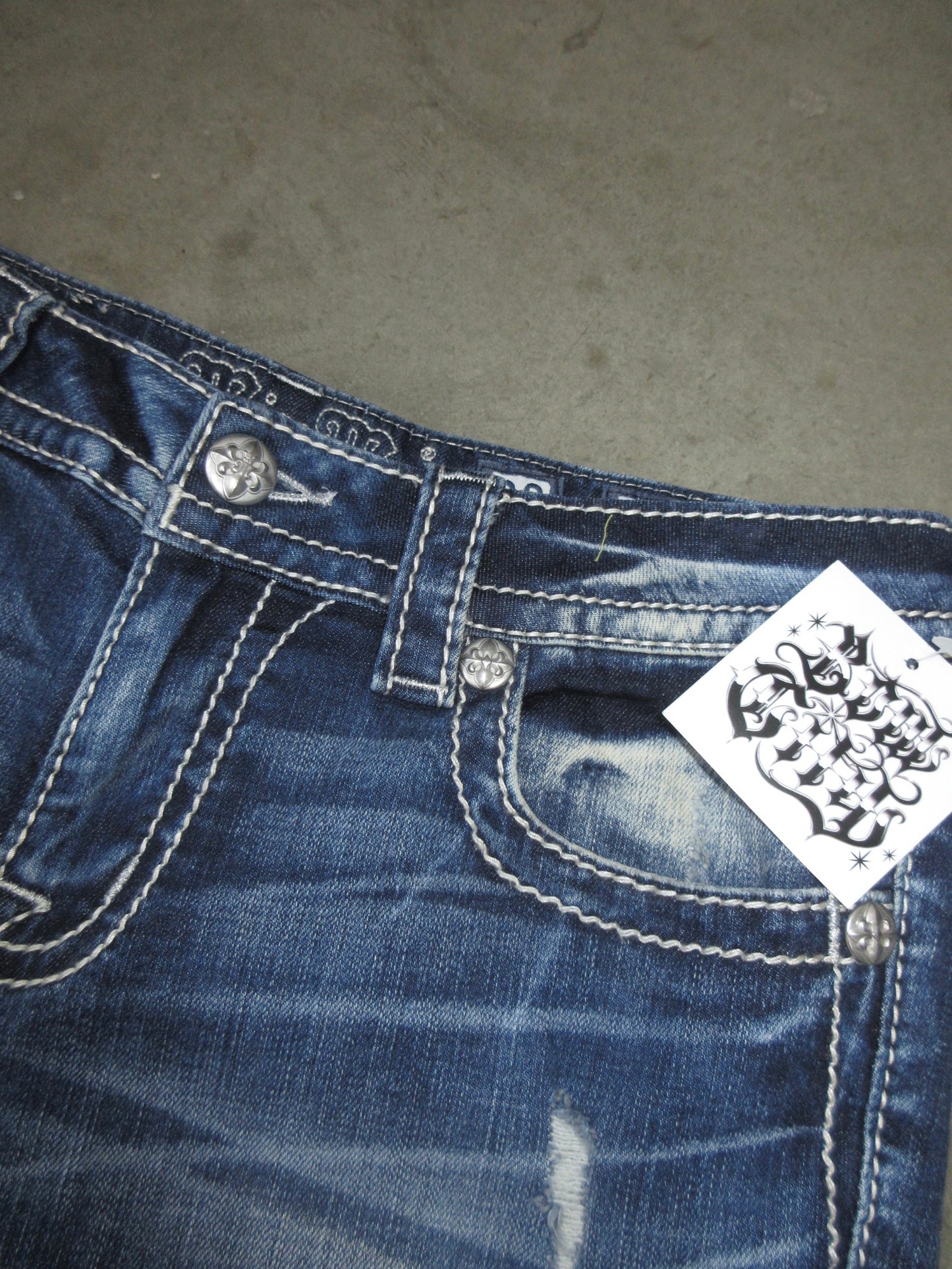 MissMe Vintage Design Capri Pants