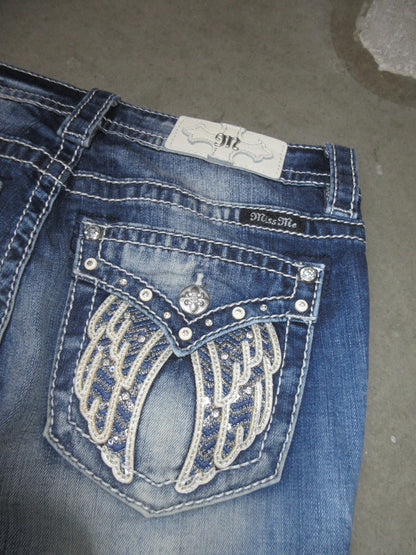 MissMe Vintage Design Capri Pants