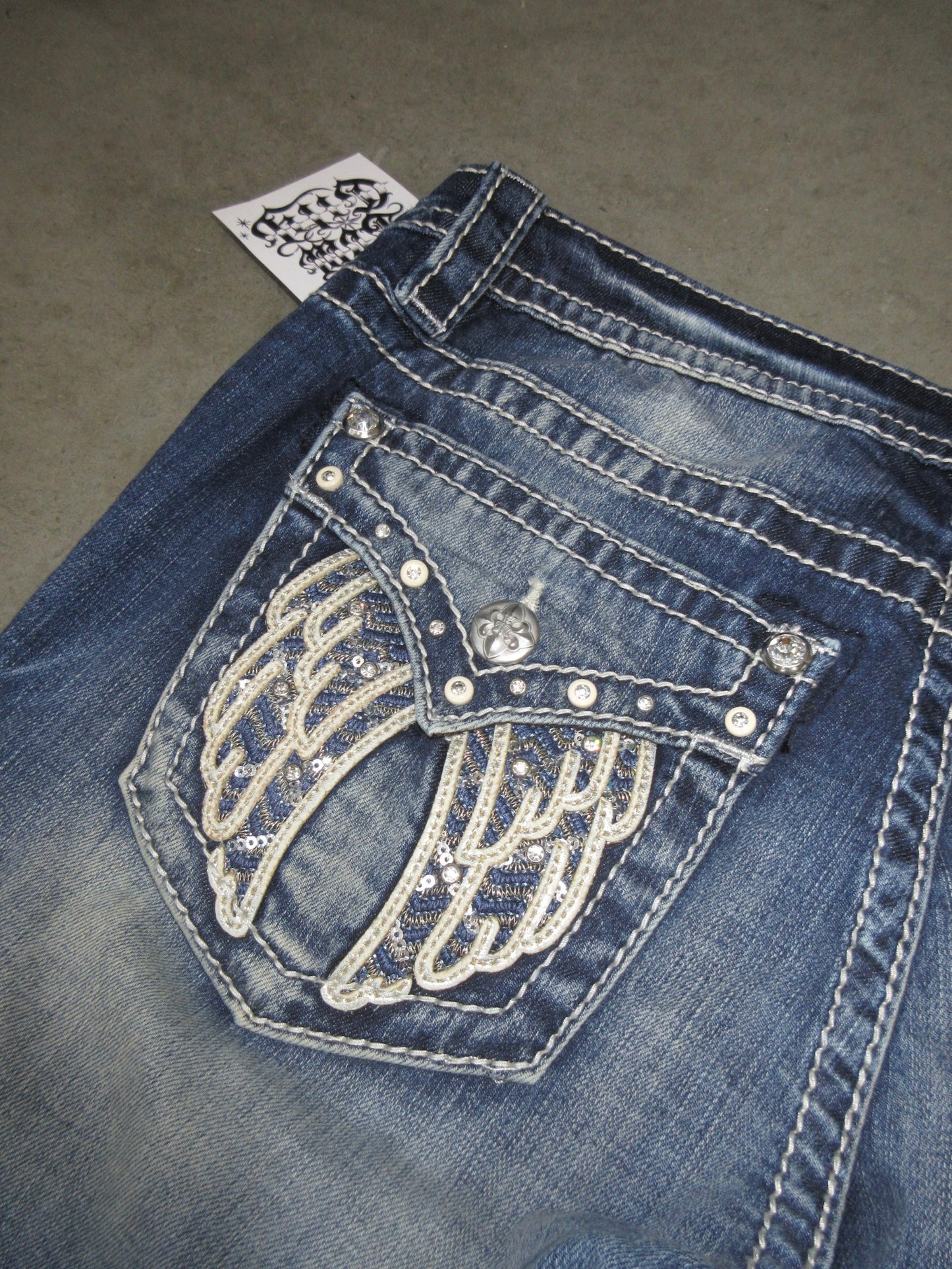MissMe Vintage Design Capri Pants