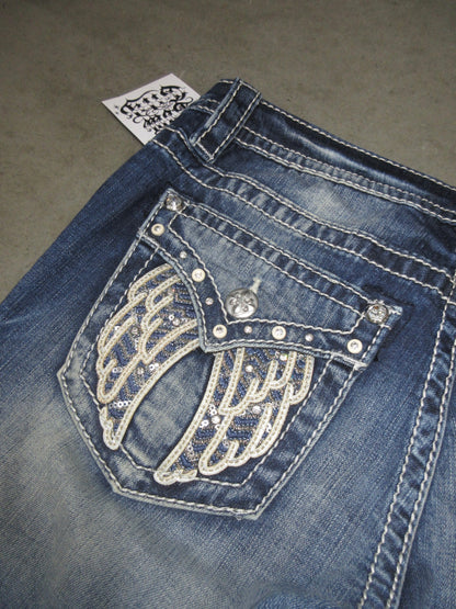 MissMe Vintage Design Capri Pants