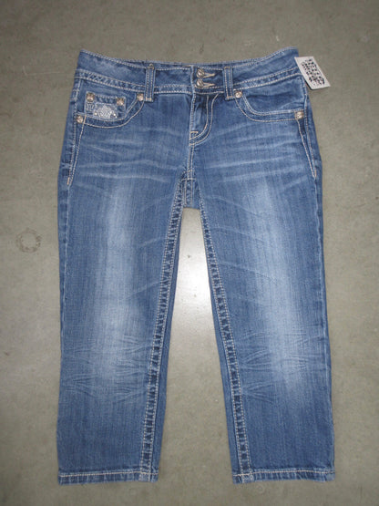 MissMe Vintage Design Capri Pants