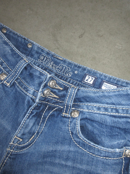 MissMe Vintage Design Capri Pants