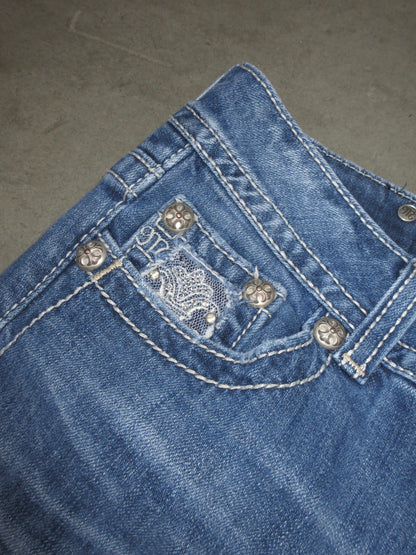 MissMe Vintage Design Capri Pants