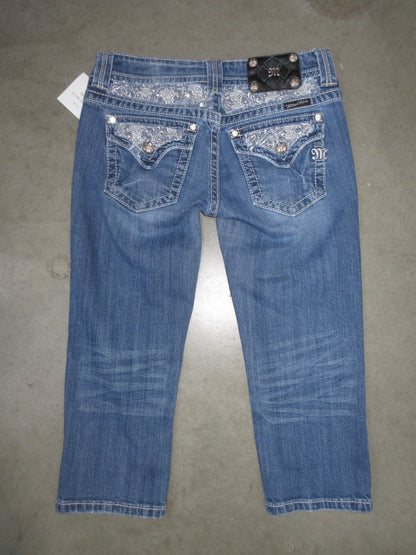 MissMe Vintage Design Capri Pants