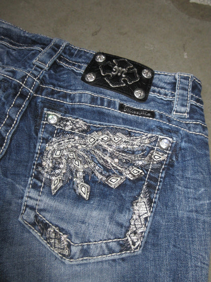 MissMe Vintage Design Capri Pants