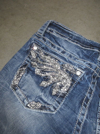 MissMe Vintage Design Capri Pants