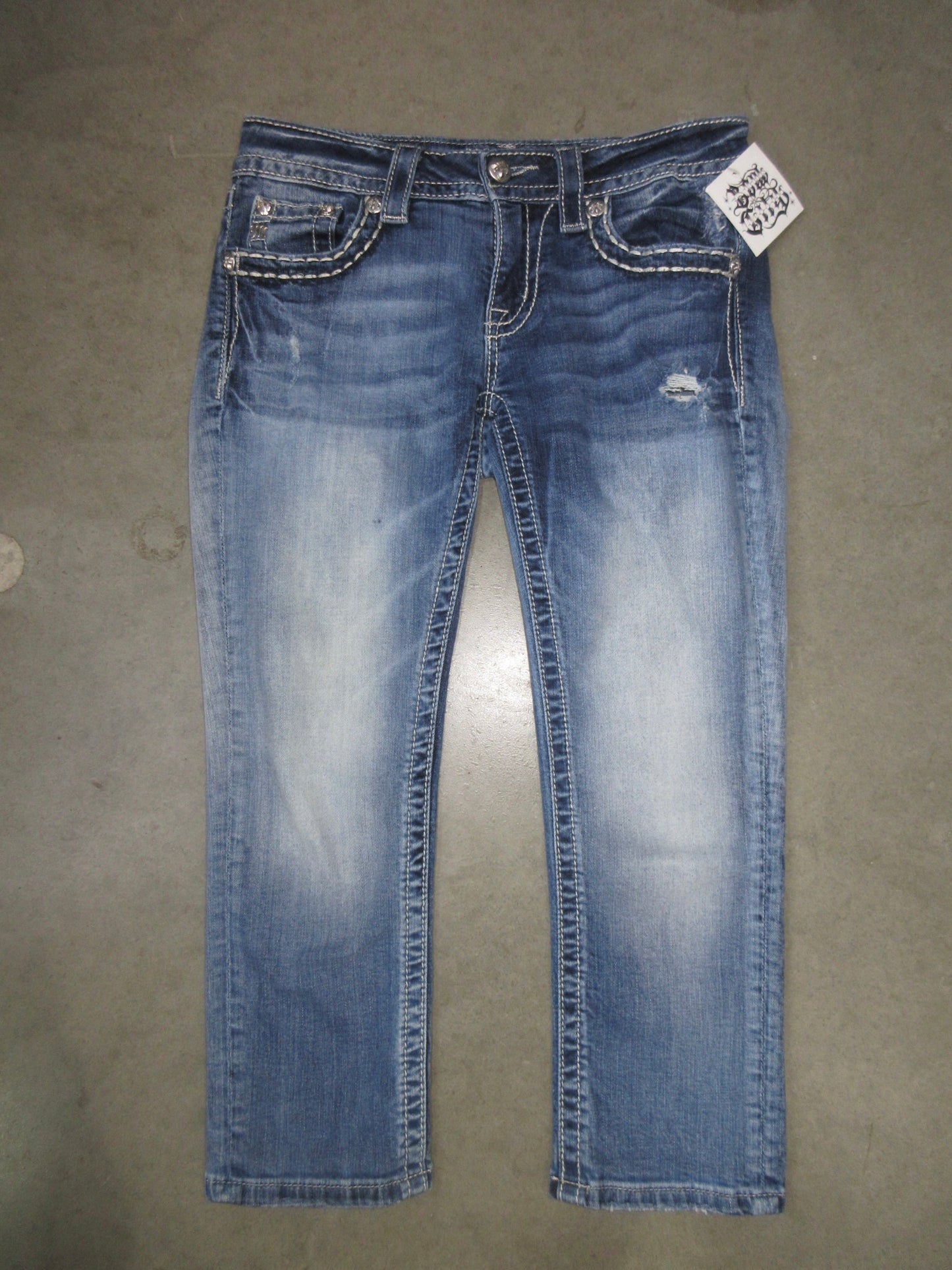 MissMe Vintage Design Capri Pants